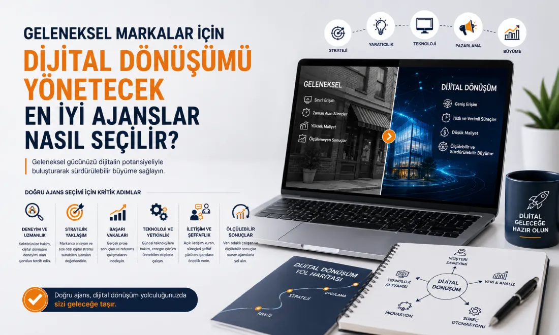Geleneksel Markalar İçin Dijital Dönüşümü Yönetecek En İyi Ajanslar Nasıl Seçilir?